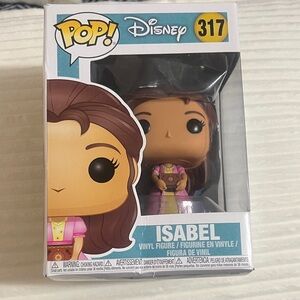 Disney Isabel Funko Pop with Pink and Brown Outfit